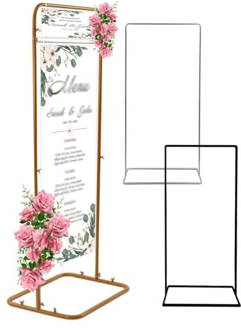 Hochzeitsbogen-Hintergrundständer, Metallrahmen Blumenregal Gestell Eisen Party TüRstäNder Hintergrund Hochzeit Bogen, Einfache Montage Und Demontage, WeddingArch Geburtstag Party Dekoration