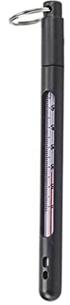 Thermomètre d'extérieur en métal pour pêche à la mouche, thermomètre portable pour pêcheurs, gilet, accessoires d'équipement, thermomètre de lac, température de l'eau