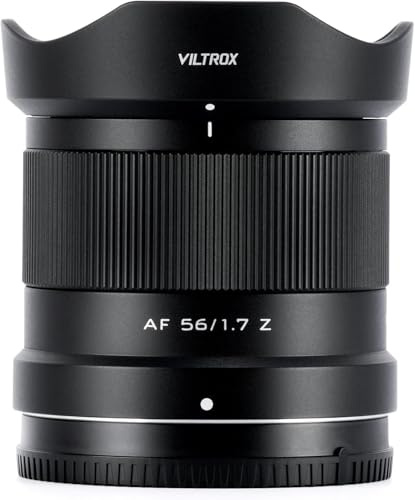 VILTROX 56mm F1.7 für Nikon Z-Mount Objektiv,AF 56mm F1.7 für NikonPrime Standard Kamera,APS-C Objektiv für Z-Mount ZFC Z30 Z50 Z5 Z6 Z6II Z7 Z7II Z8 Z9