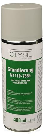 POLYSIL 1K-Spezialgrundierung | Spray 400ml | für Untergründe aus PP/EPDM | aktiviert & grundiert in einem Arbeitsgang | kein Tempern, Schleifen oder Primern notwendig! (hellgrau)
