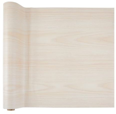 SUPERFINDINGS Holzmaserung Wasserfeste Tischschrankfolie 1m/39.4 Zoll Länge Kontaktpapier Holztextur Vinyl Dekorationsfilm 40cm Breit Matte Selbstklebende Tapete