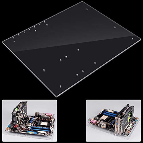 Offenes PC-Gehäuse, Acrylrahmen, Offener Rahmen, PC-Prüfstand mit Acrylrahmen, Offener Rahmen, PC-Prüfstand für ATX-Mothboard, Praktisch Zum Testen