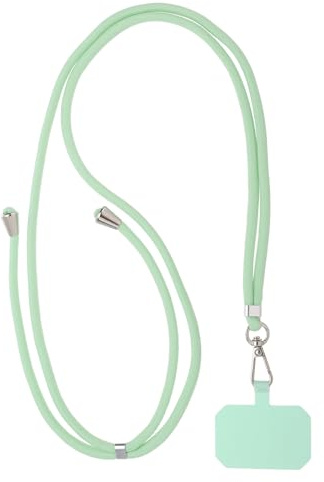 PATIKIL Smart Phone Lanyard, Universal Cell Phone Lanyard Adjustable Crossbody Strap Patch with Neck Strap Fits Most Smartphones, Pale Green