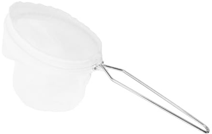 VALICLUD Filtro Café Reutilizable con Bolsa de Malla y Mango Acero Inoxidable Colador Práctico para Infusor de Té y Café Reutilizable y Duradero para Cocina Diaria