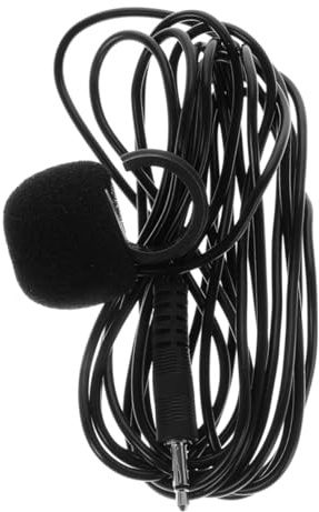 Beaupretty Clip-on Finger Microphone for Instrument Pickup, Wired Condenser Mic 5m Cable for Trumpet, Violin, Flute, Clarinet – Stage Performance Microphone for Orchestra Use