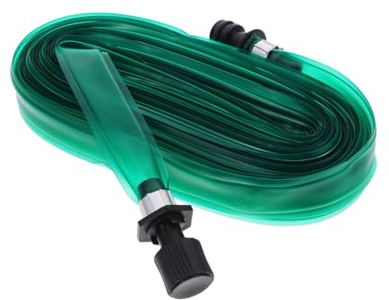 BCOATH Tuyau D'arrosage Plat Poreux En Pvc 15m Pour Jardin Potager Irrigation Goutte à Goutte Flexible Raccord 1/2 Anti-fuite Distribution Uniforme
