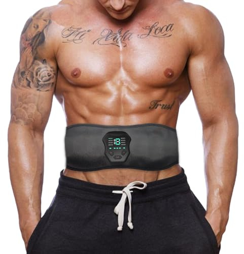 Massaggiatore Addominale Per Dimagrire | Stimolatore Muscolare Intelligente,Massaggiatore Addominale Con Telecomando E 19 Regolazioni Di Intensità | Per Riduzione Cellulite Snellimento Palestra Domest