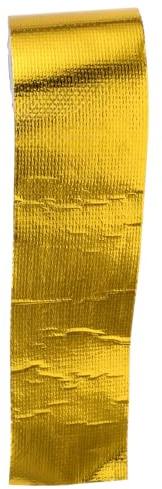 MUSISALY Ruban Adhésif Thermique Fibre Aluminium Haute Résistance Bande Isolante Résistante Chaleur pour Protection Échappement Voiture avec Attaches Inox