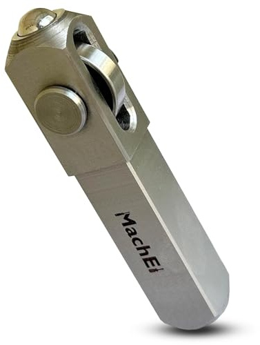 MachEl Mini utensile per la brunitura del tornio – Serie di precisione, strumento di brunitura a rullo chiuso per finitura ad alta precisione, gambo 3/4 '' X 3/4 '' X 2-1/2 '' compatibile con torni