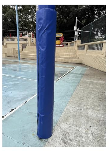 Waterproof Portable Post Padding for Playgrounds/Garages/Basements Fits Round Metal/Wood/Concrete Posts 5.1cm to 20.3cm Blue Protection Pad