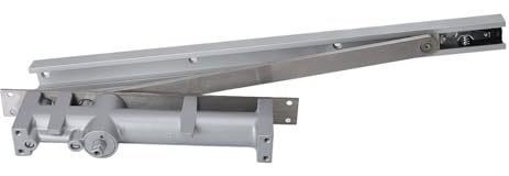 TOPINCN Chiudiporta Automatico, Chiudiporta Idraulico in Lega di Zinco per Carichi Pesanti con velocità Regolabile e Chiusura Silenziosa, per Porte Fino a 222 Kg e 180 Cm di Larghezza