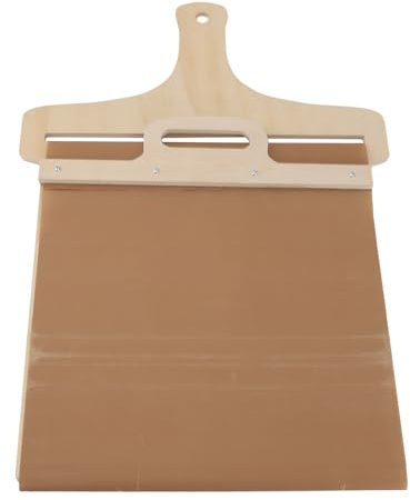 Omquot Pala per pizza scorrevole, pallet per pizza antiaderente durevole, manipolazione degli alimenti senza sforzo per forni interni ed esterni (Planche a e carta)
