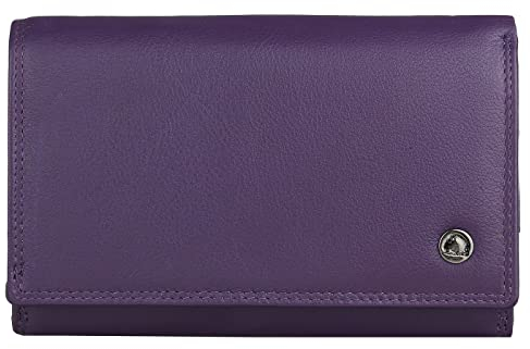 Greenburry Spongy Geldbörse Leder 15,5 cm, Purple, one size