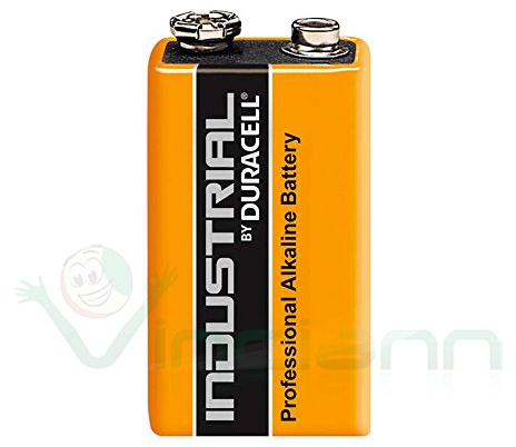Battery, Alkaline, Industrial, 9 V 10pk bpsca 5000394082991 – bt05832 von Duracell