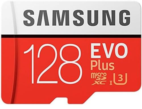 Samsung EVO Plus 128 GB microSDXC UHS-I U3 100 MB/s Full HD & 4K UHD Memory Card with Adapter (MB-MC128GA)