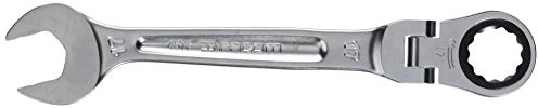 FACOM 467BF.17 Clé Mixte à Cliquet articulées métrique, Argent, 17 mm