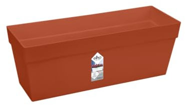 Elho Loft Urban Balkonkasten 50 - Übertopf - Brique - Draußen - L 49 x W 17.3 x H 18 cm