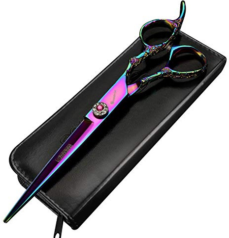 7 tum professionell frisörsalong sax 19 cm klippsax Lila