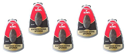 By Be The Bestest Kiwi Express Schuhputzschwamm, Schwarz, 5,9 ml, 5 Stück, Schwarz, Free Size