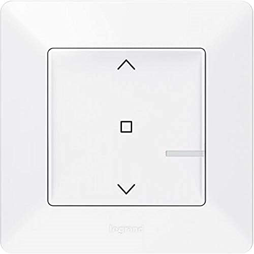 LEGRAND, Valena Life with Netatmo 752191 Wireless Wall Transmitter Roller Shutters, Control of Wireless Roller Shutter Switches, Local Control or via App or Voice Assistant (Alexa, Siri, ..), Includes