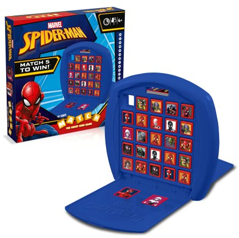 Top Trumps Match Spiderman Giochi Da Tavolo - Giochi Da Tavolo Per 2 Giochi Educativi, Per Giocatori In Età 4 Plus E Fan Di Spiderman.