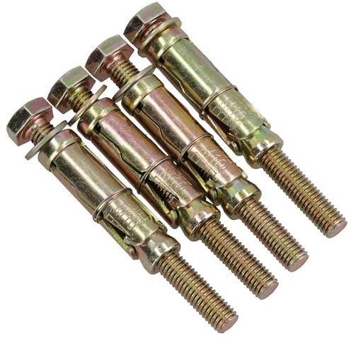 M10 10 mm x 100 mm Spreizschraube für Mauerwerkhülsenanker, 4 Stück