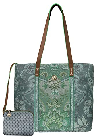 Pip Studio Einkaufstasche Kyoto Festival | Green - 32/47 x 31 x 18,5