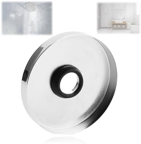 Flangia per braccio doccia di grandi dimensioni, diametro durevole cerchio decorativo braccio doccia rosetta per la casa(zincato)