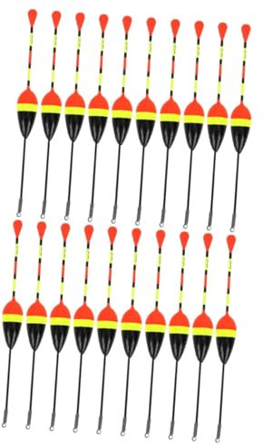 BESPORTBLE 20pcs Bubble Floats for Sea Fishing Shape Bobber Buoy Carp Fishing Rig