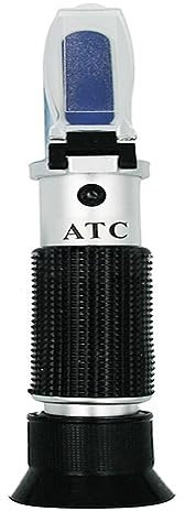ARTGOS Tragbares Refraktometer 1PC Handheld 0-32% Zucker Meter Refraktometer Messung Zucker/Nicht-Zucker Lösung Index Refraktive Frucht Süße salzgehalt für Zuckergehaltstest