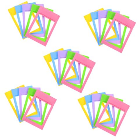 Alipis Elegante 3 Zoll Foto Rahmen 25pcs Foto Büro Foto Reiche Handwerkskunst