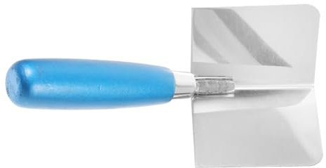 IWOWHERO Attrezzi Per Intonaco in Acciaio Inossidabile Spatola Decorativa Per Stucco Angolare Spatola Per Cartongesso Impugnatura Ergonomica Utilizzo Duraturo