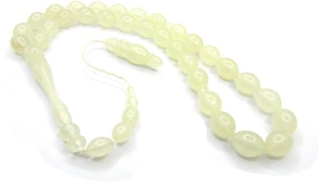 Perlin Gebetskette Leuchtet im Dunkeln Gebetsperlen Leuchsteine Tesbih Tasbih Tespih Misbaha Subha 33, Muslimisches Islamic Rosenkranz Armbänder Anbetungszubehör