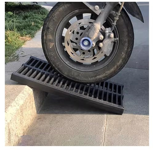 Großer rechteckiger Kunststoff-Grabenrost für Fußverkehr/Landschaft/Garten, abnehmbarer Abwasserrost, 50 x 30 x 2 cm