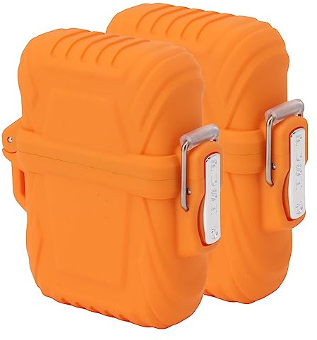 Lot de 2 étuis pour Briquet Torche étanches IP56, Portables et sûrs pour Le Camping et Les Voyages.