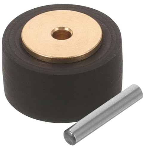 Beaupretty Pinch Roller Bearing Wheel for Audio Tape Recorder Pulley Bearing Guide Roller for Cassette and Recorder Machine Repair Precision Copper Shaft 13-8-6-2.0mm