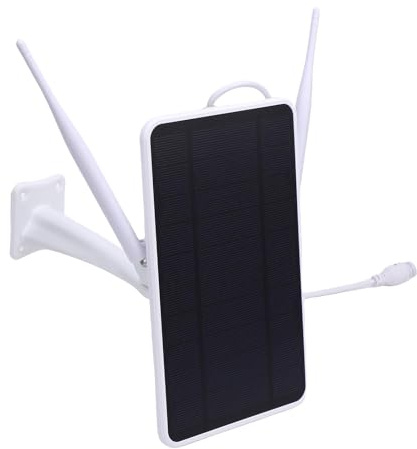 YUEHISY Routeur Moderne 4G LTE à énergie Solaire 6W, Routeur sans Fil Extérieur IP66 Water Proof avec Batterie de 12000mAh, pour Les Caméras de sécurité Tablettes (Version de l'UE)