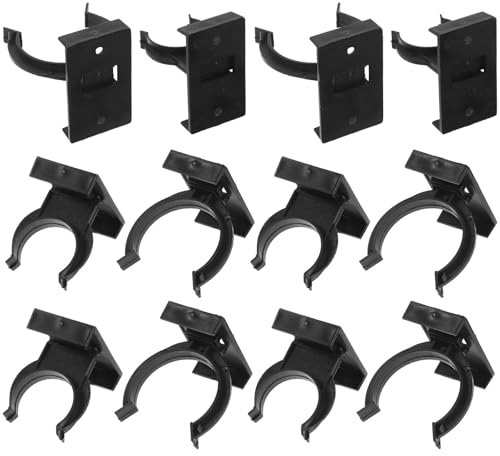 POPETPOP 20Pcs Black Plastic Kitchen Kick Board Plinth Clips Furniture Accessory for Cabinet Feet Replacement Clips for Broken Parts Protect Furniture and Floors Sturdy and Stable Design