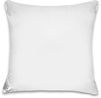 Mayaadi Kopfkissen 80x80 cm | 1100g Füllung, 70% Daunen 30% Federn | 100% Natur Bezug aus Baumwolle, geeignet für Allergiker | Made in Europe | MA9 Kissen