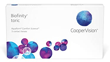 Biofinity Toric, Monatslinsen weich, 3 Stück / BC 8.70 mm / DIA 14.5 / CYL -2.25 / ACHSE 90 / -3.5 Dioptrien