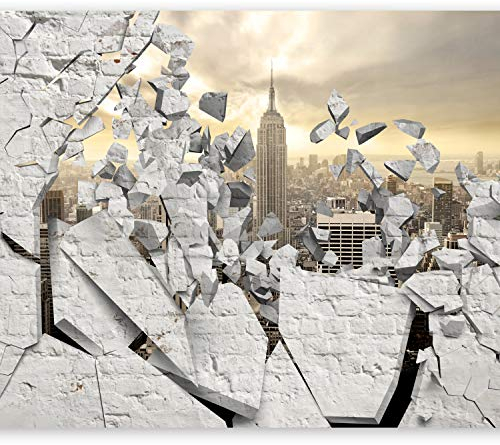 murando Fotomurales 300x210 cm XXL Papel pintado tejido no tejido Decoración de Pared decorativos Murales moderna Diseno Fotográfico Villa City New York d-a-0045-a-b