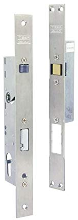 Tesa Assa Abloy TCP25 Cerradura Eléctrica de Portal TCP 25, Acero Inoxidable, Entrada 25 mm