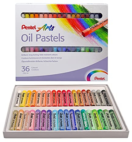 Pentel PHN4-36 Ölpastellkreide Set à 36 Stück, 1 Stück (36er Pack)