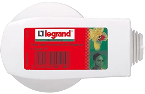 Fiche mâle 2p+t 32A blanc 7360w vrac