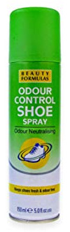 Beauty Formulas Odour Control Shoe Spray 150ml (PACK OF 12)