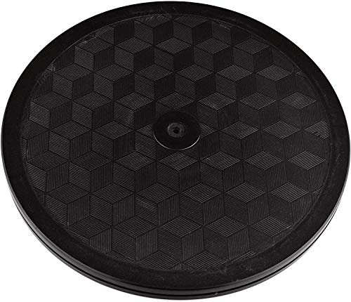 Hexint Kraftigt 360° roterande svängbart stativ skivspelare Lazy Susan med stålkullager för TV, dator, skärm, laptophögtalare, keramik, skulptur, konsthantverk (1 st, 25,4 cm)