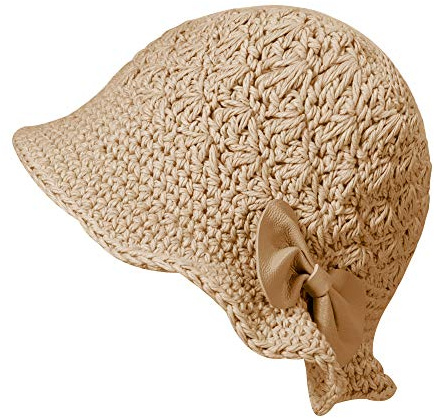 ZLYC Damen Herbst Winter Handgemachte Strick Fischerhüte Cloche Hüte Baumwolle Bowler Hut