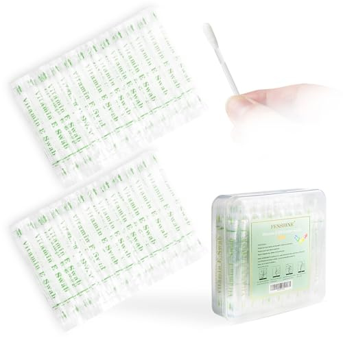 100Pcs Lips Oil Cotton Swabs Disposable Oil Q-tip Applicators for Protect Lip Gum Anti-Dry Moisture Use Before Teeth Whitening