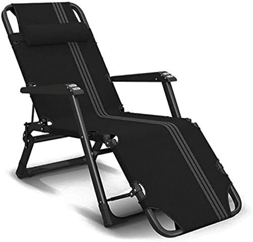 LYP Tragbarer klappbarer Liegestuhl Sonnenliegestuhl, Rasenloungestühle wasserdichte Chaiselongue Liegestühle Metall für Gartenterrasse Außenbüro