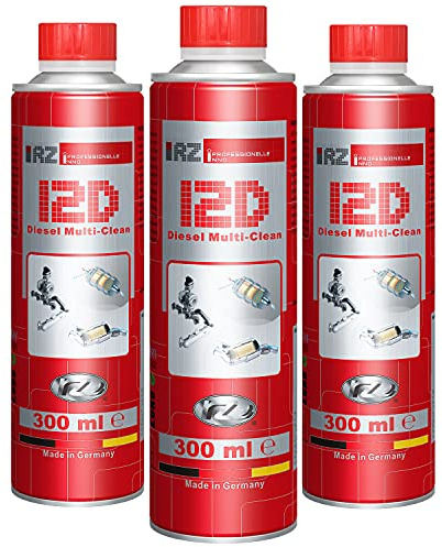 3X RZ12D Diesel Multi Reiniger | DPF-Reiniger| Dieselpartikelfilter Reiniger | DPF Power Cleaner | Regenerator | Diesel Kur | 300 ml Dose